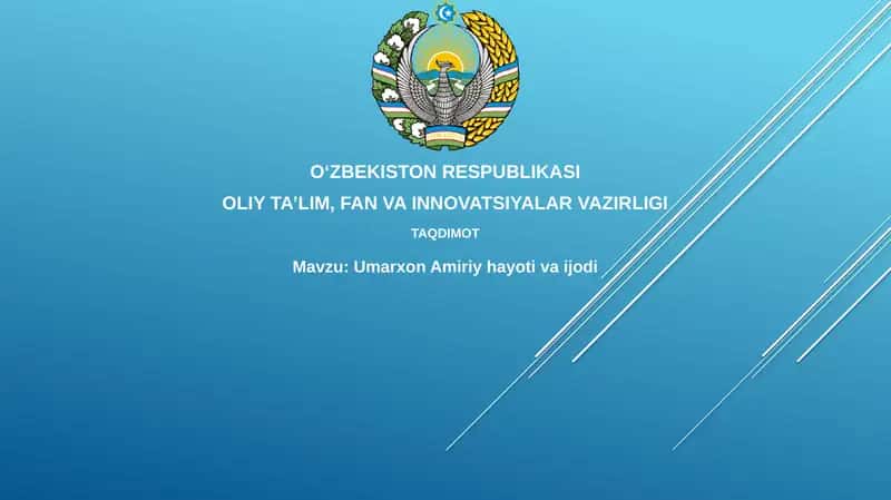 Umarxon Amiriy: Hayoti va Ijodiy Merosi