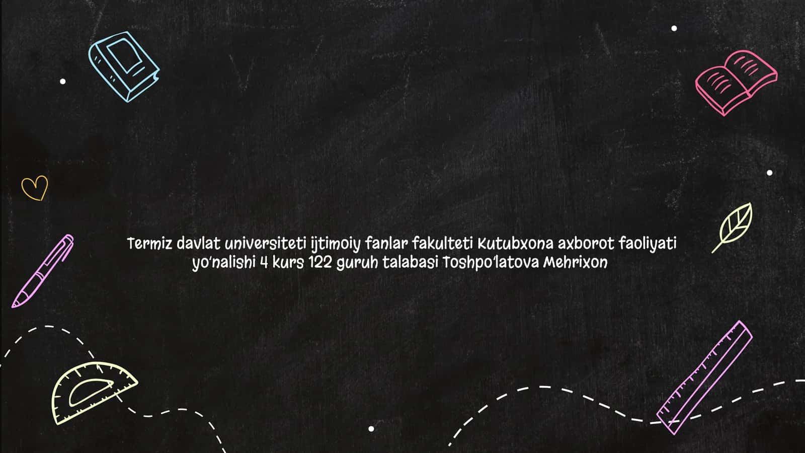 Kutubxona brendi uchun vizual indenfikatsiya yaratish