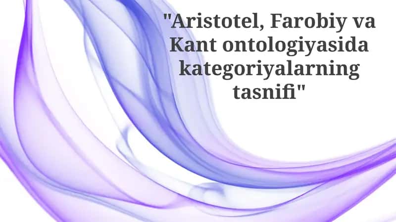 Aristotel ontologiyasidagi kategoriyalar