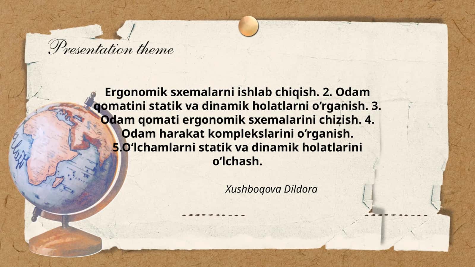 Xushboqova Dildora