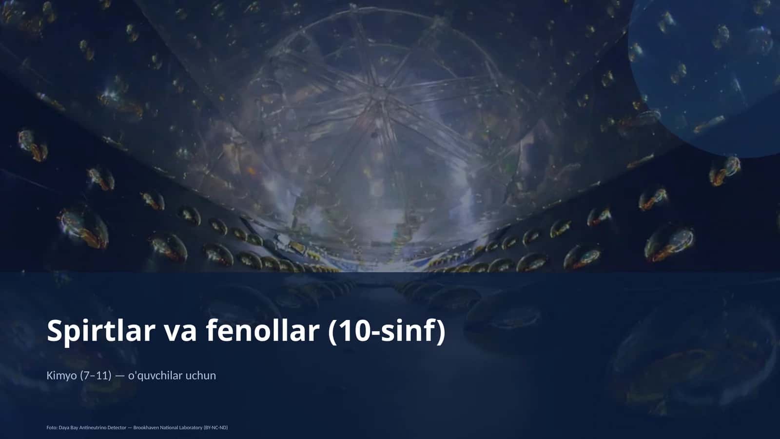 Spirtlar va fenollar (10-sinf)