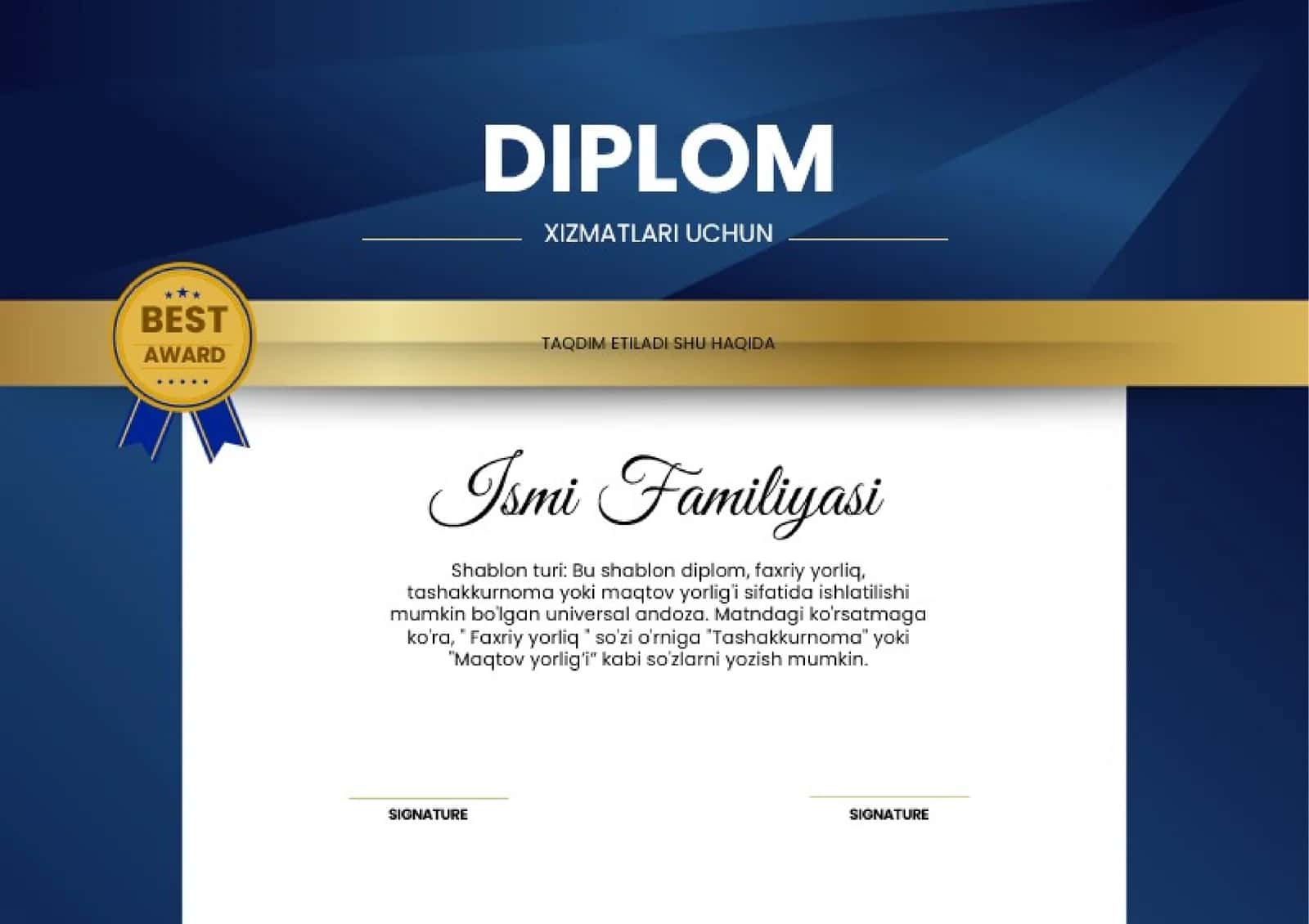 DIPLOM shablon