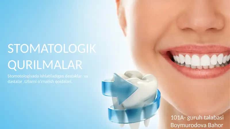 stomotologik qurilmalar dastaklar va dastalar. Ularni o'rnatish qoidalar