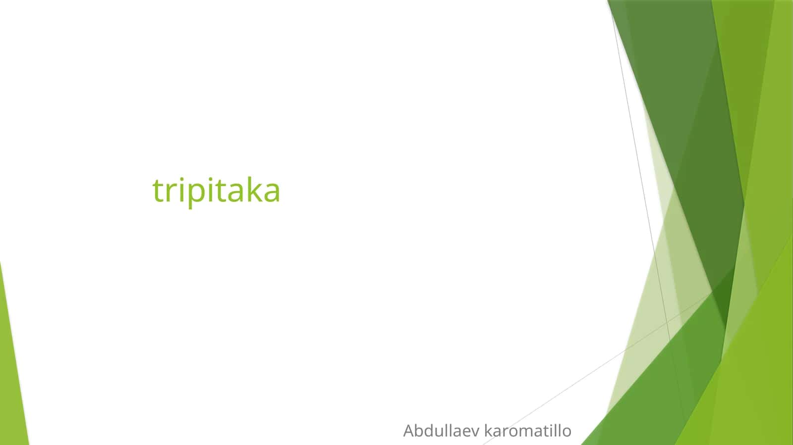 Tripitaka