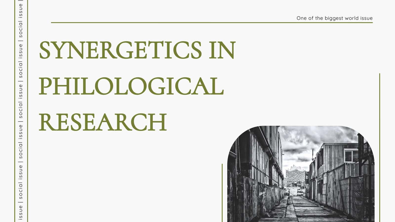 Synergetics in Philological Research