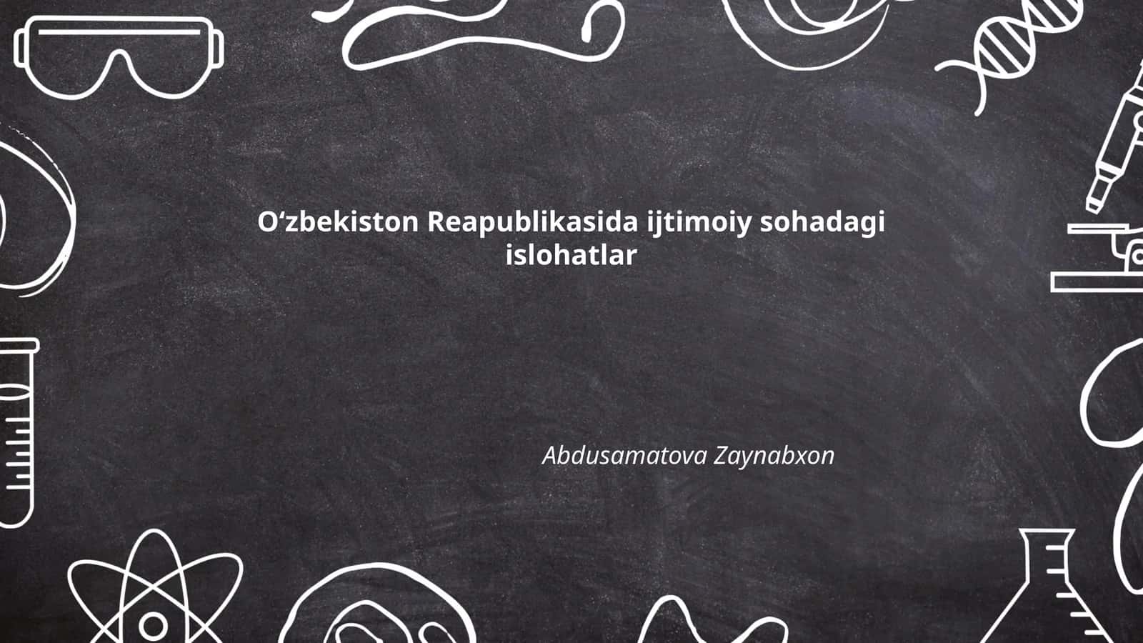 Ta'lim sohasidagi islohotlar