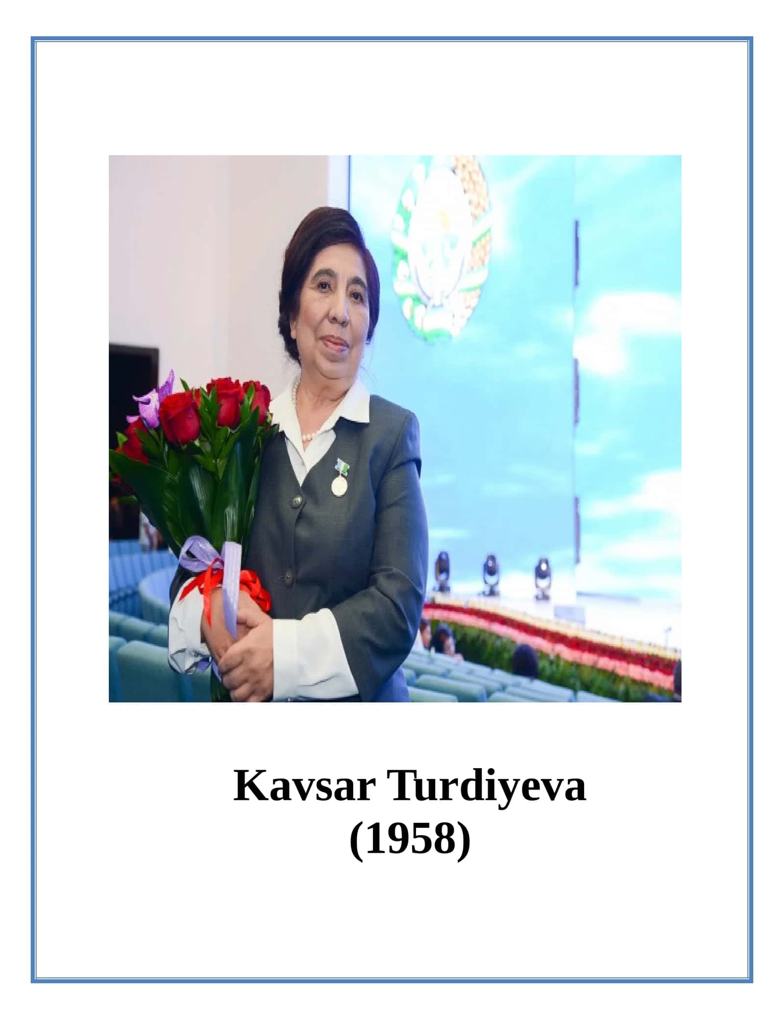 Kavsar Turdiyeva hayoti va ijodi, She'rlari 1