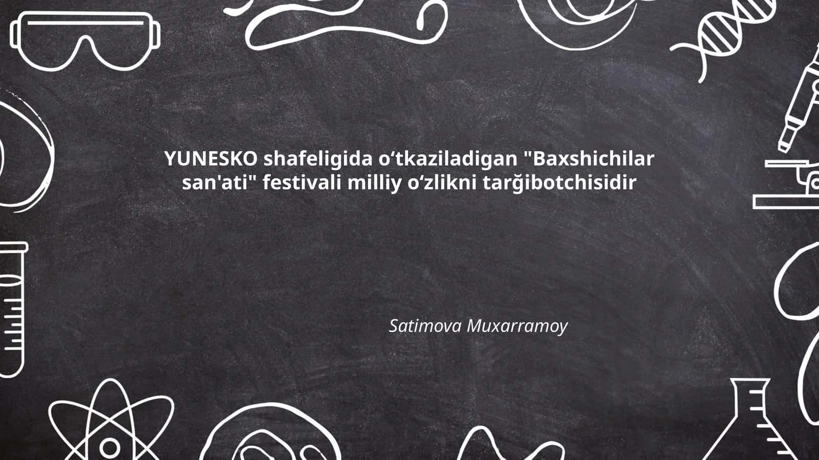 Baxshichilar san'ati festivali
