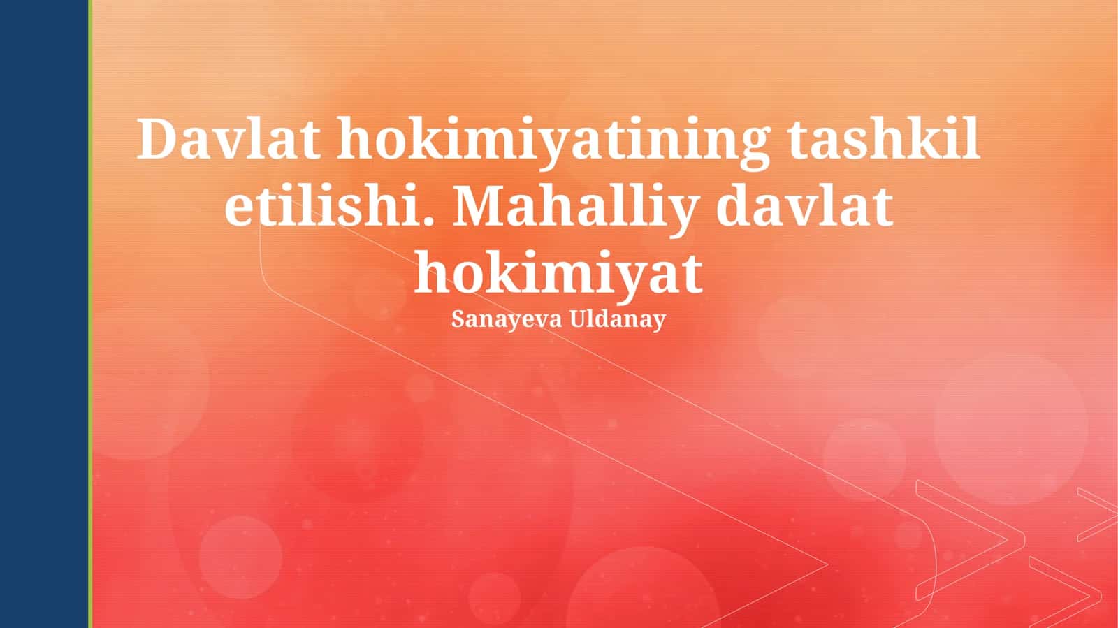 Mahalliy Davlat Hokimiyati
