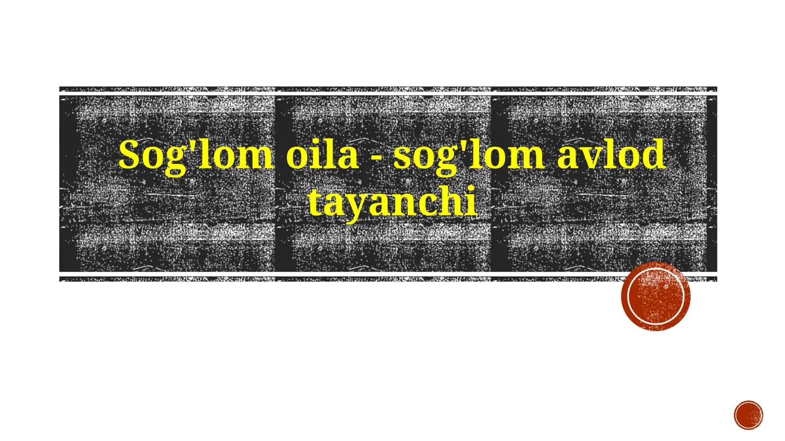 Sog'lomoila-sog'lomavlodtayanchi