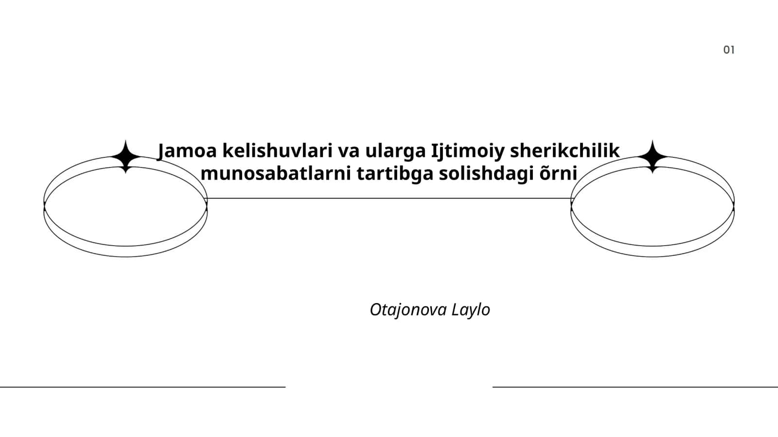 Jamoa kelishuvlari va ularga Ijtimoiy sherikchilik munosabatlarni tartibga solishdagi õrni