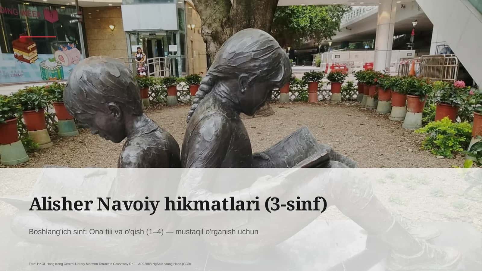 Alisher Navoiy hikmatlari (3-sinf)