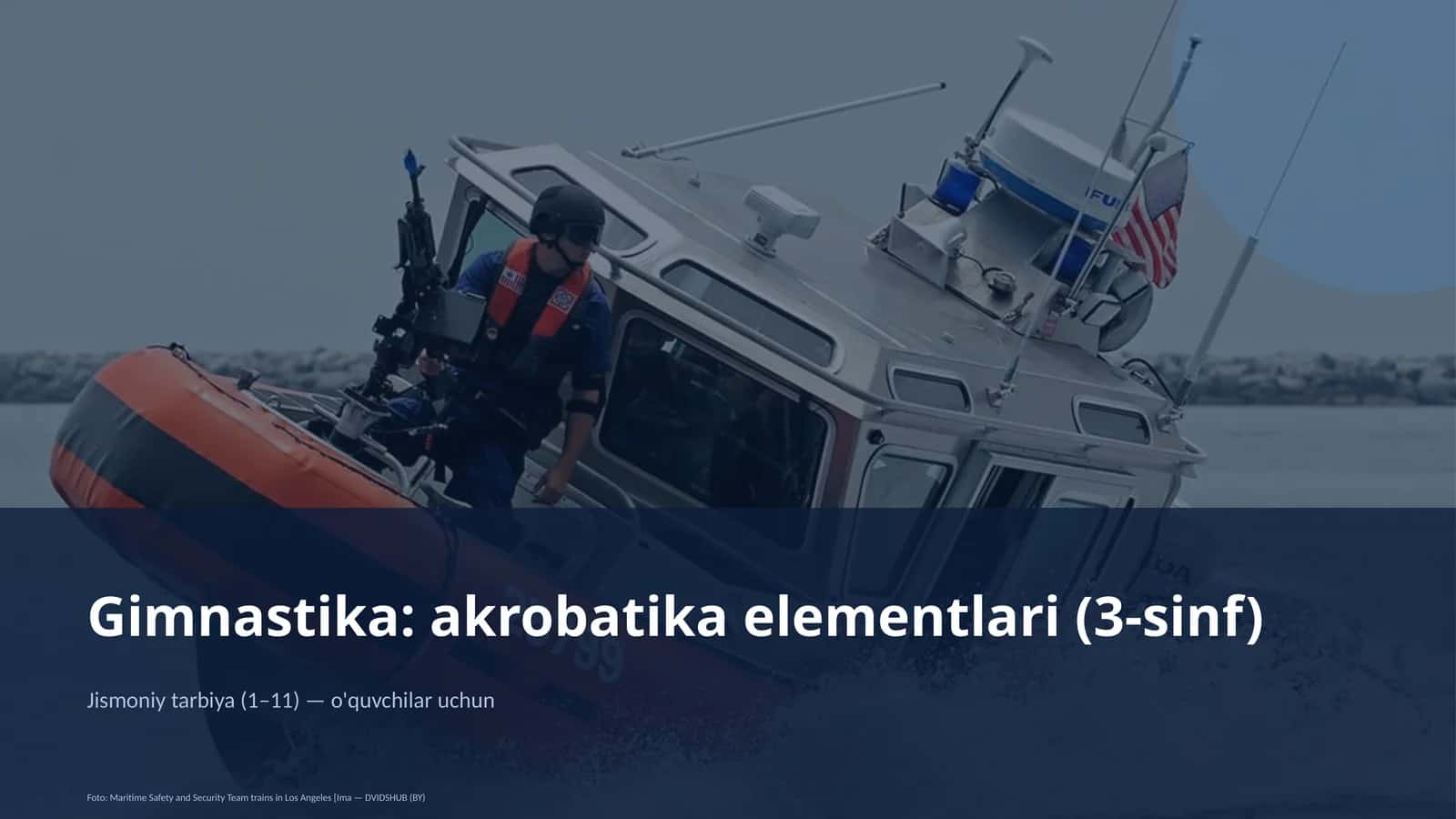 Gimnastika: akrobatika elementlari (3-sinf)