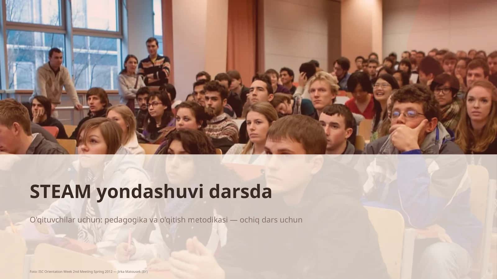 STEAM yondashuvi darsda