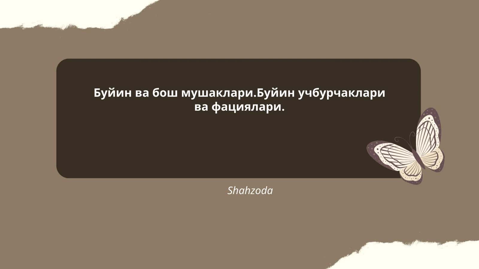 Бош мушаклари анатомияси
