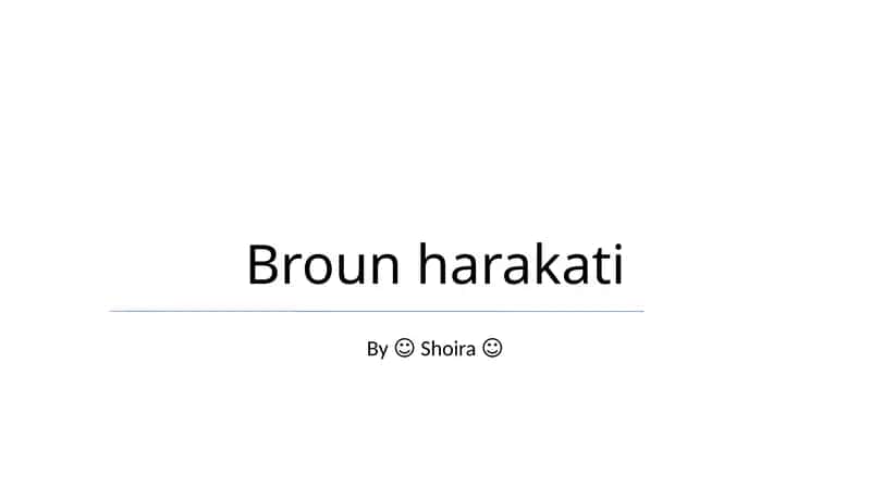 Brown harakati