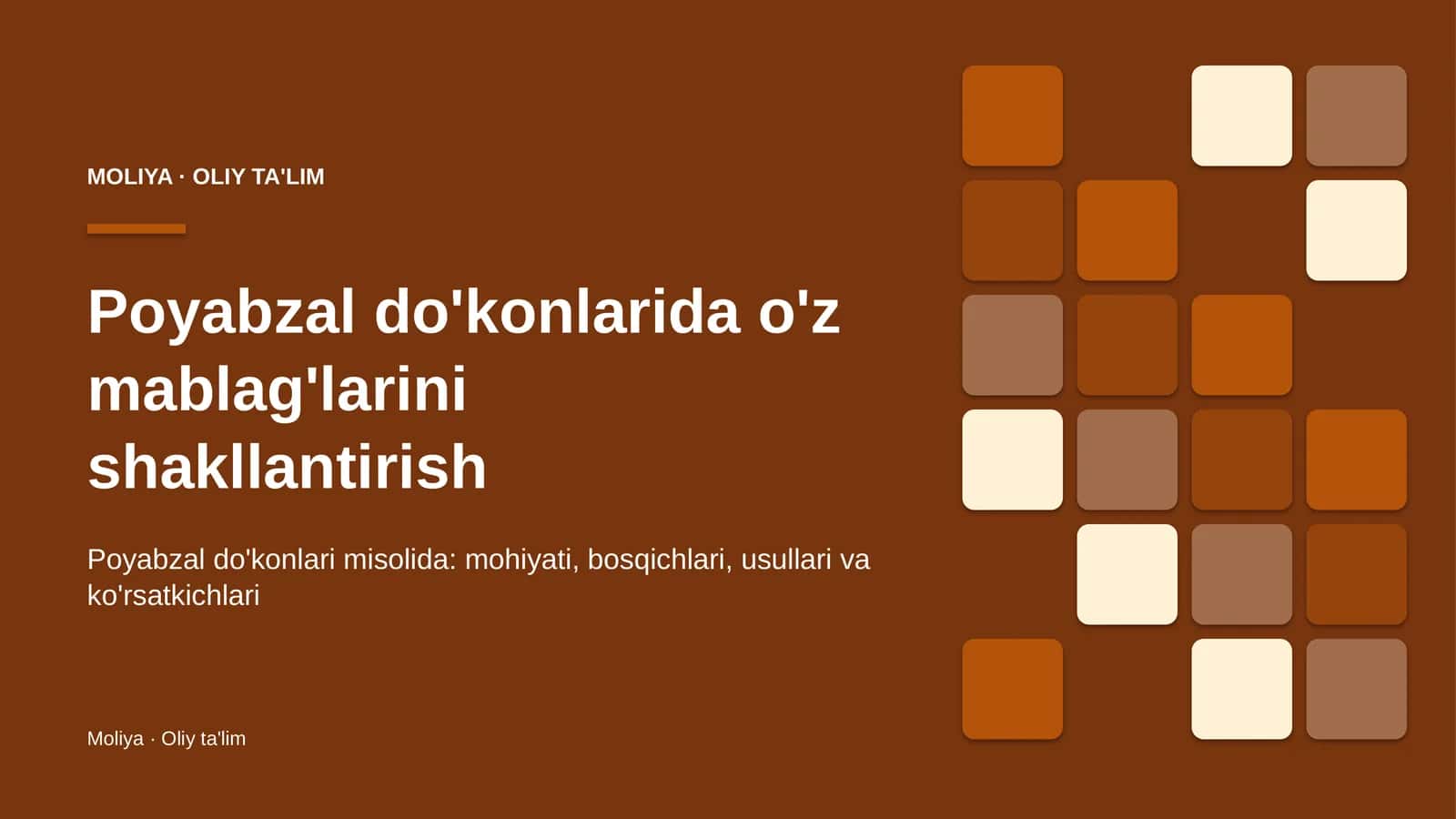 poyabzal do'konlarida o'z mablag'larini shakllantirish 7930