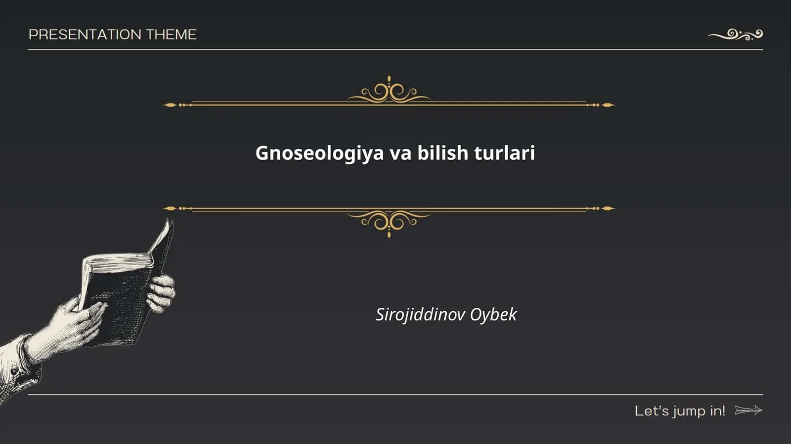 Gnoseologiya va bilish turlari