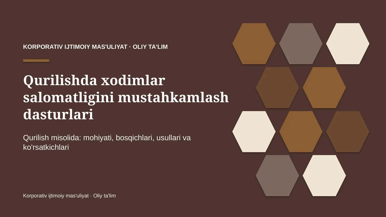qurilishda xodimlar salomatligini mustahkamlash dasturlari 4574