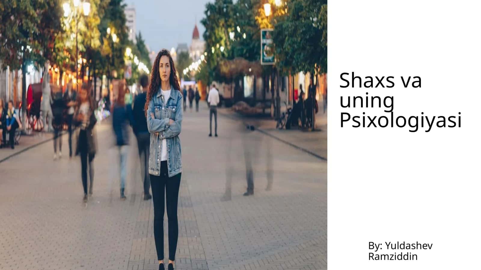 Shaxsvauning Psixologiyasi