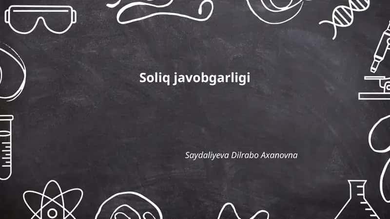 Soliq javobgarligi