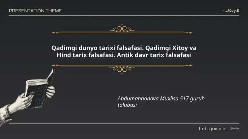 Qadimgi dunyo tarixi falsafasi