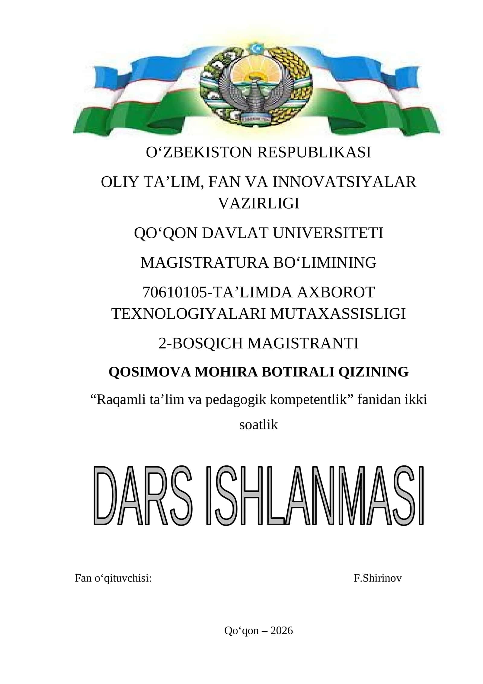 Google Diskda hujjatlarni saqlash va murojaatlarni boshqarish mavzusida dars ishlanmasi
