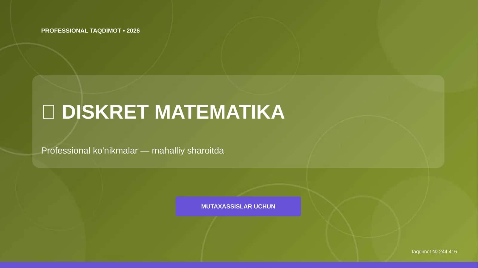 DISKRET MATEMATIKA