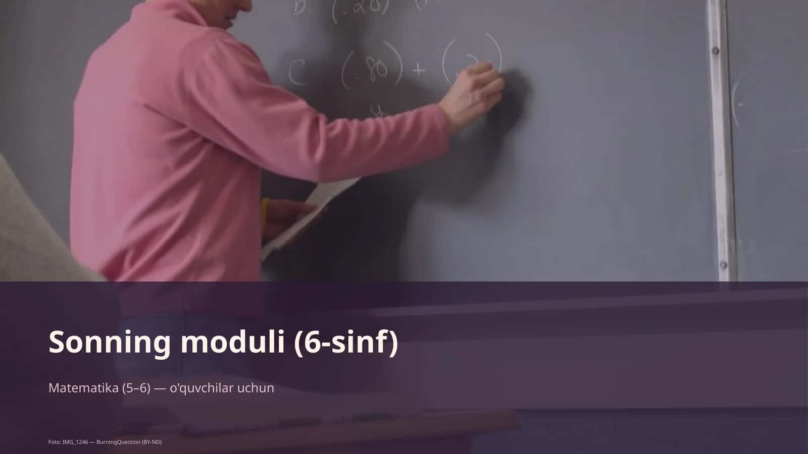 Sonning moduli (6-sinf)