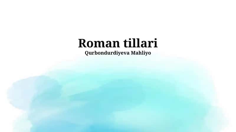 Roman tillari