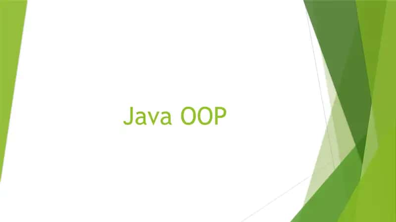 Java OOP tili