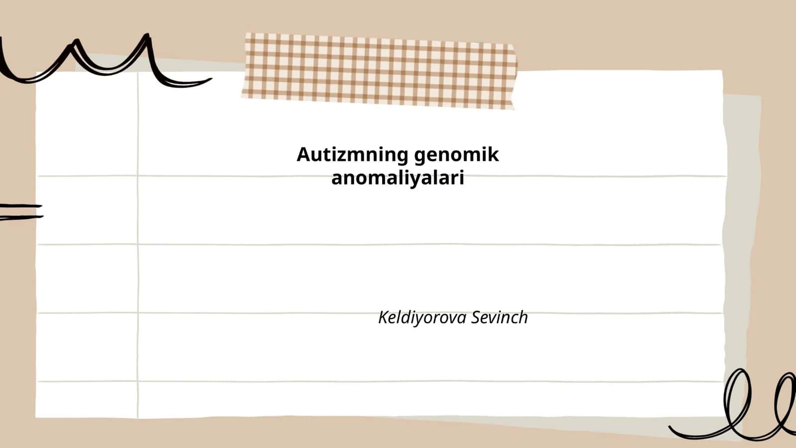 Autizmning genomik anomaliyalari
