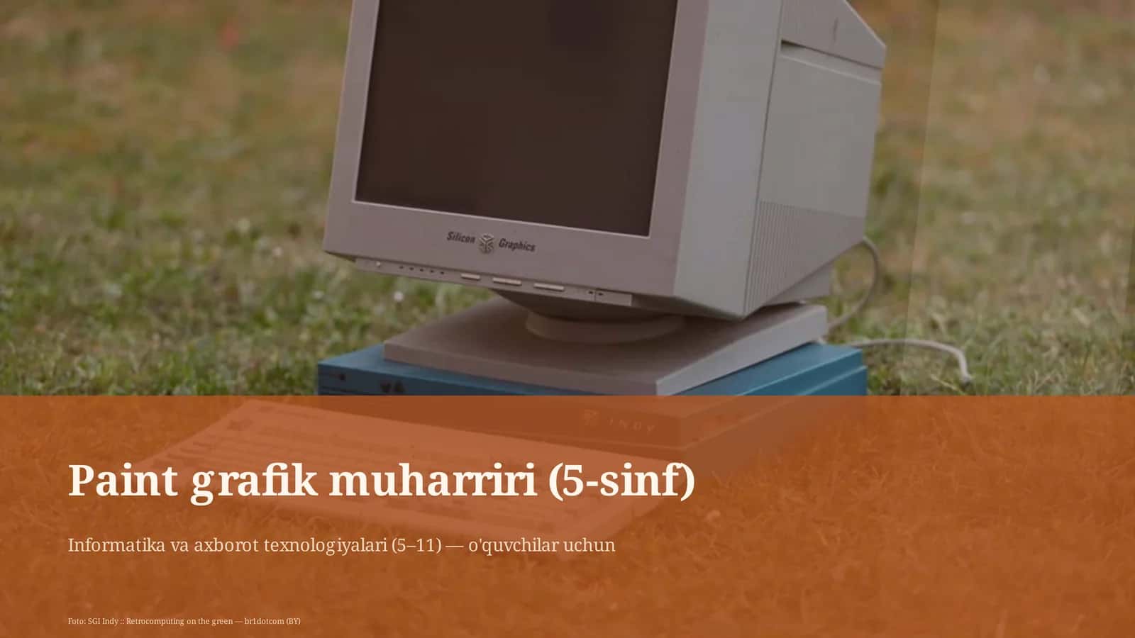 Paint grafik muharriri (5-sinf)