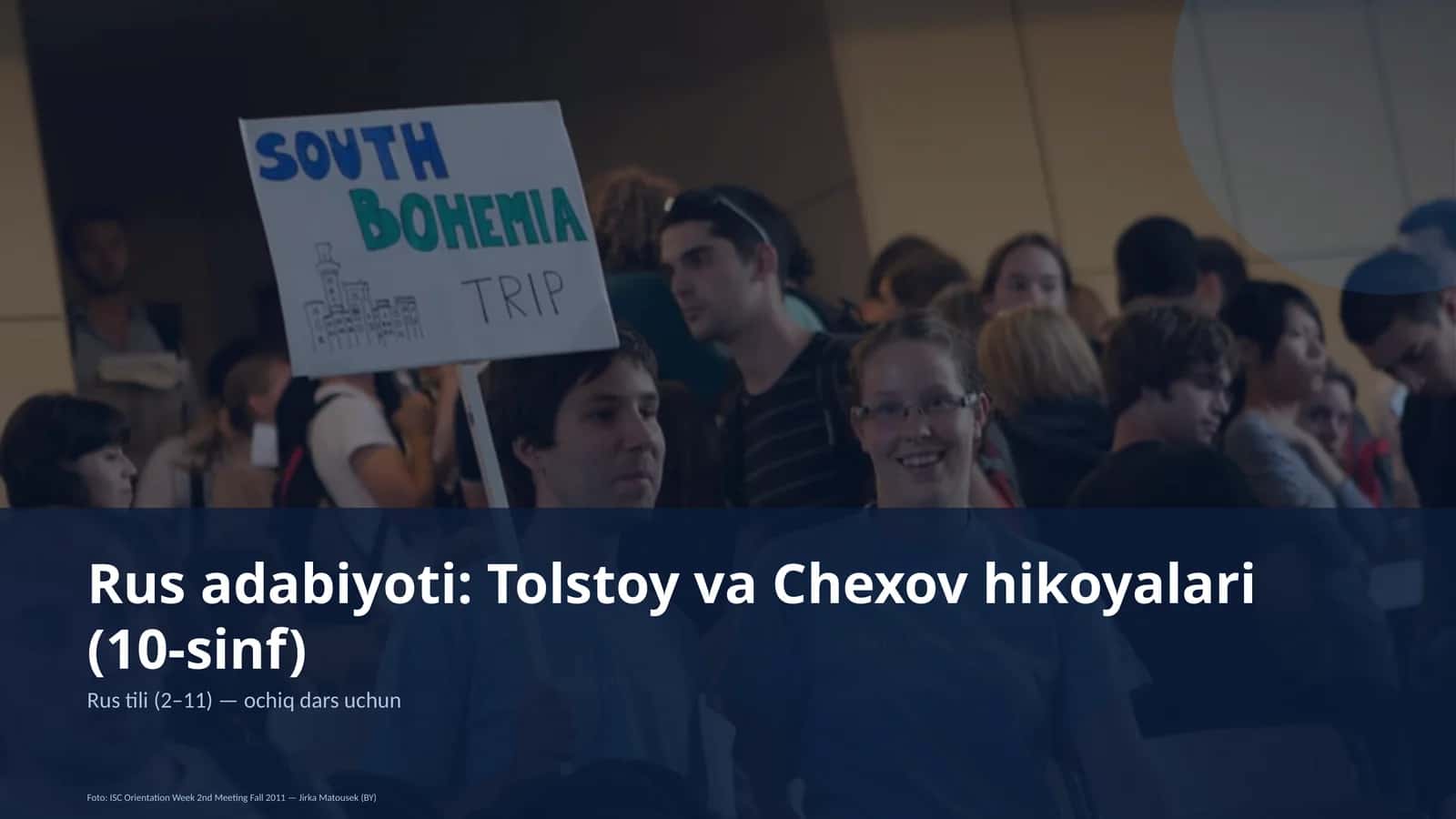Rus adabiyoti: Tolstoy va Chexov hikoyalari (10-sinf)