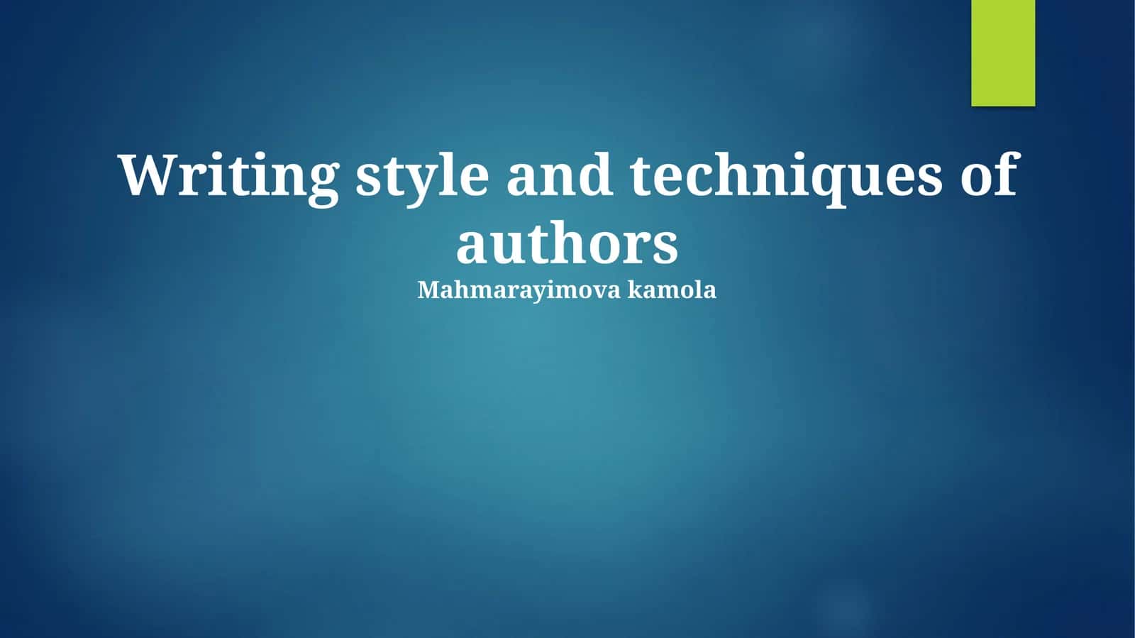 Mahmarayimova kamola