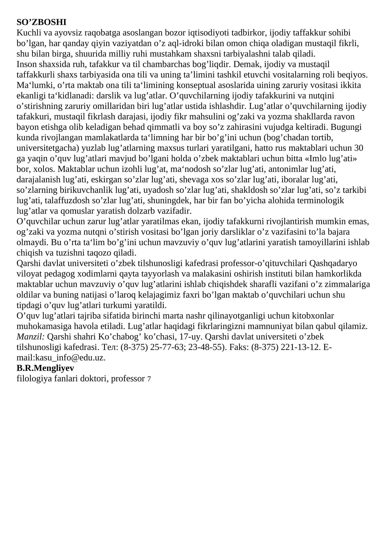 O'zbek tili sinonimlarining izohli lug'ati 1