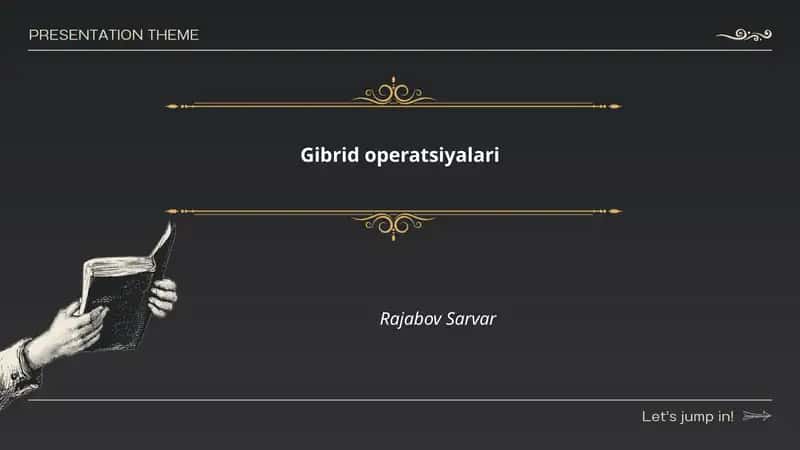 Gibrid operatsiyalari