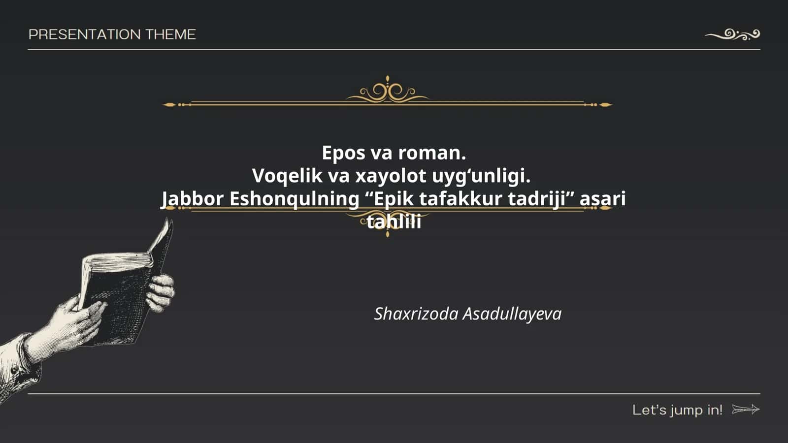 Epik tafakkur tadriji