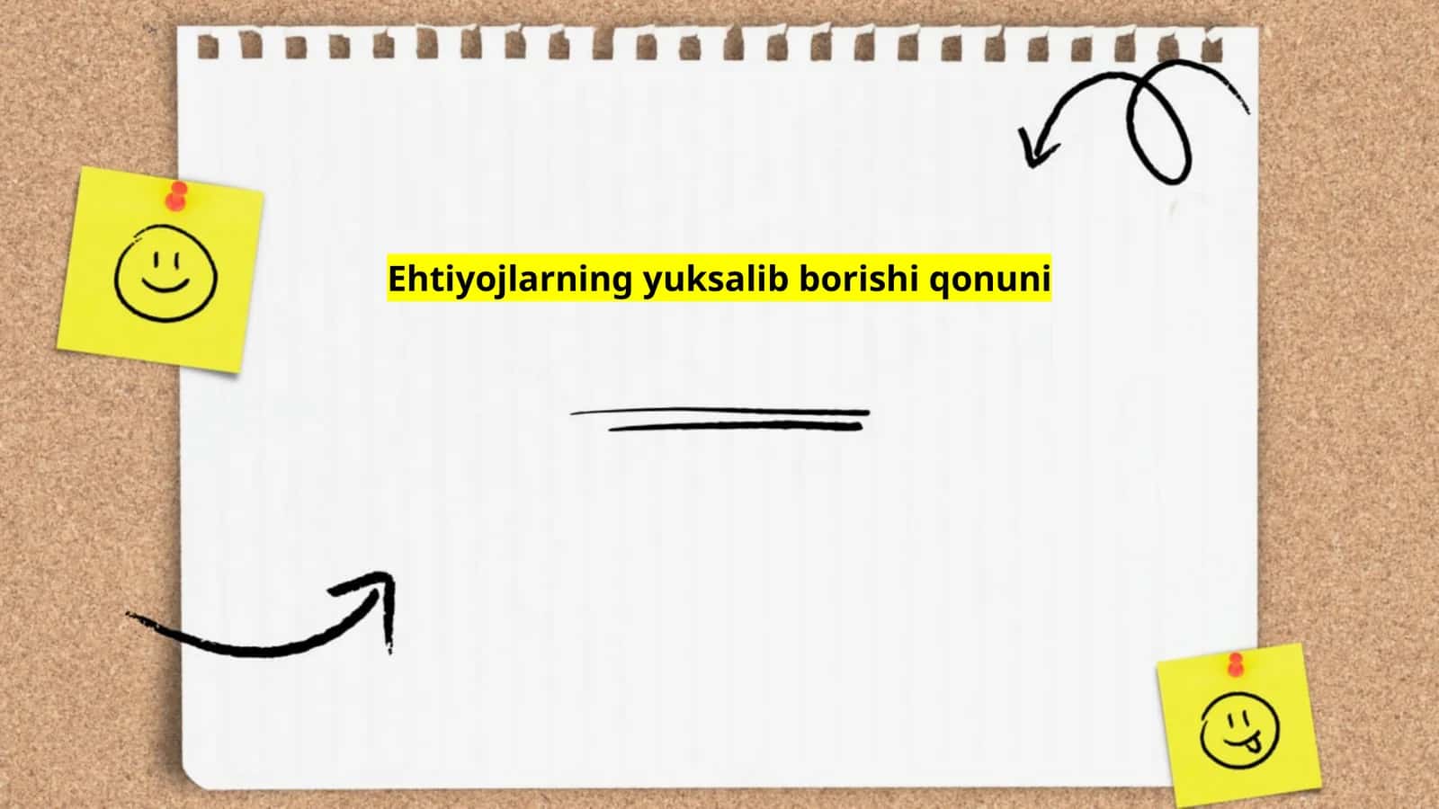 Ehtiyojlarning yuksalib borishi qonuni