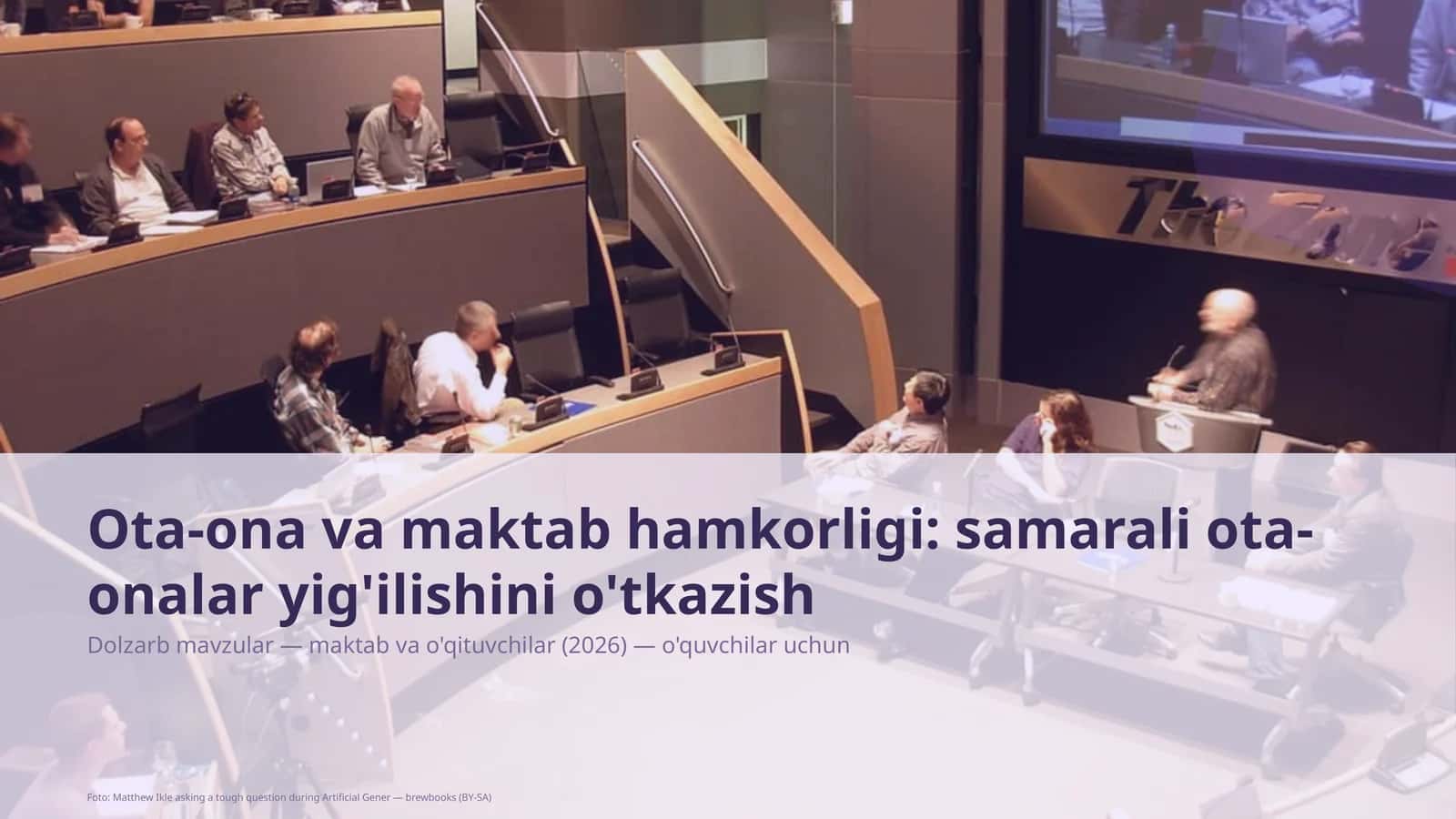 Dolzarb mavzular — maktab va o'qituvchilar