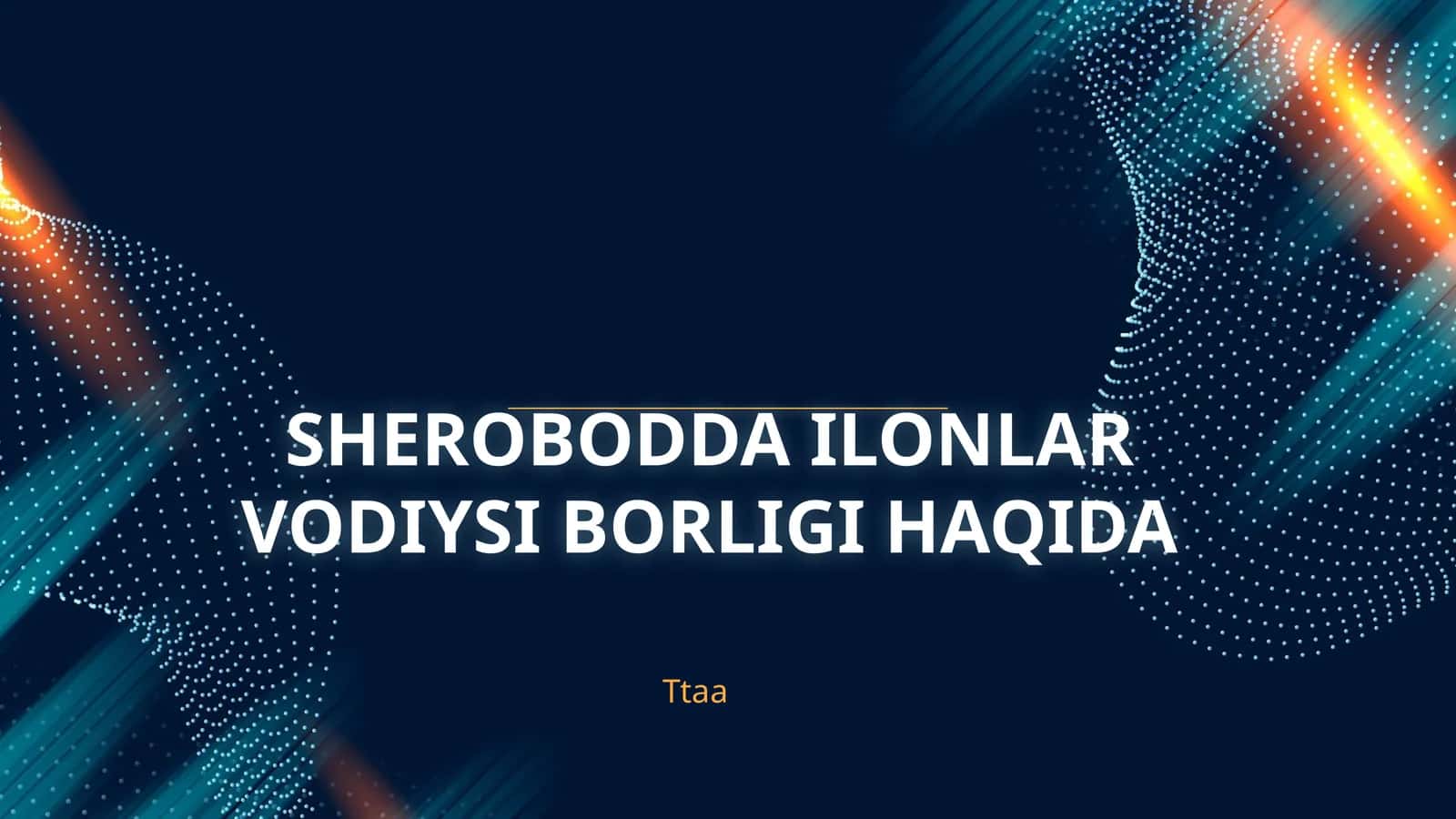 Sherobodda Ilonlar Vodiysi Borligi Haqida