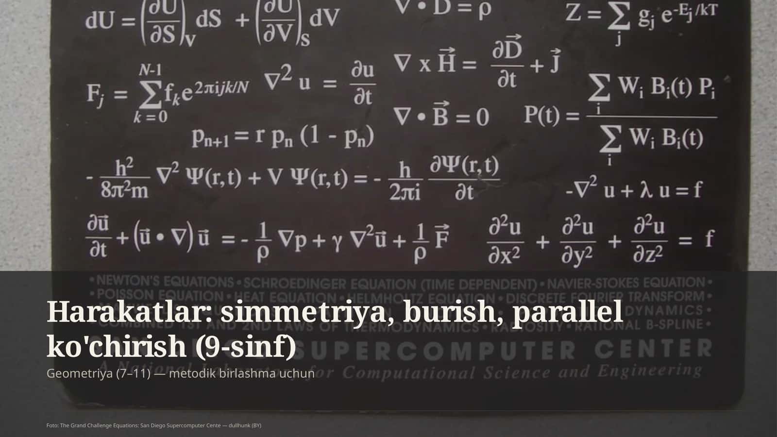 Geometriya (7–11) — metodik birlashma uchun