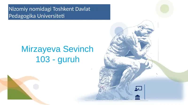 Falsafa jahon xalqlari madaniyatining tarkibiy qismi