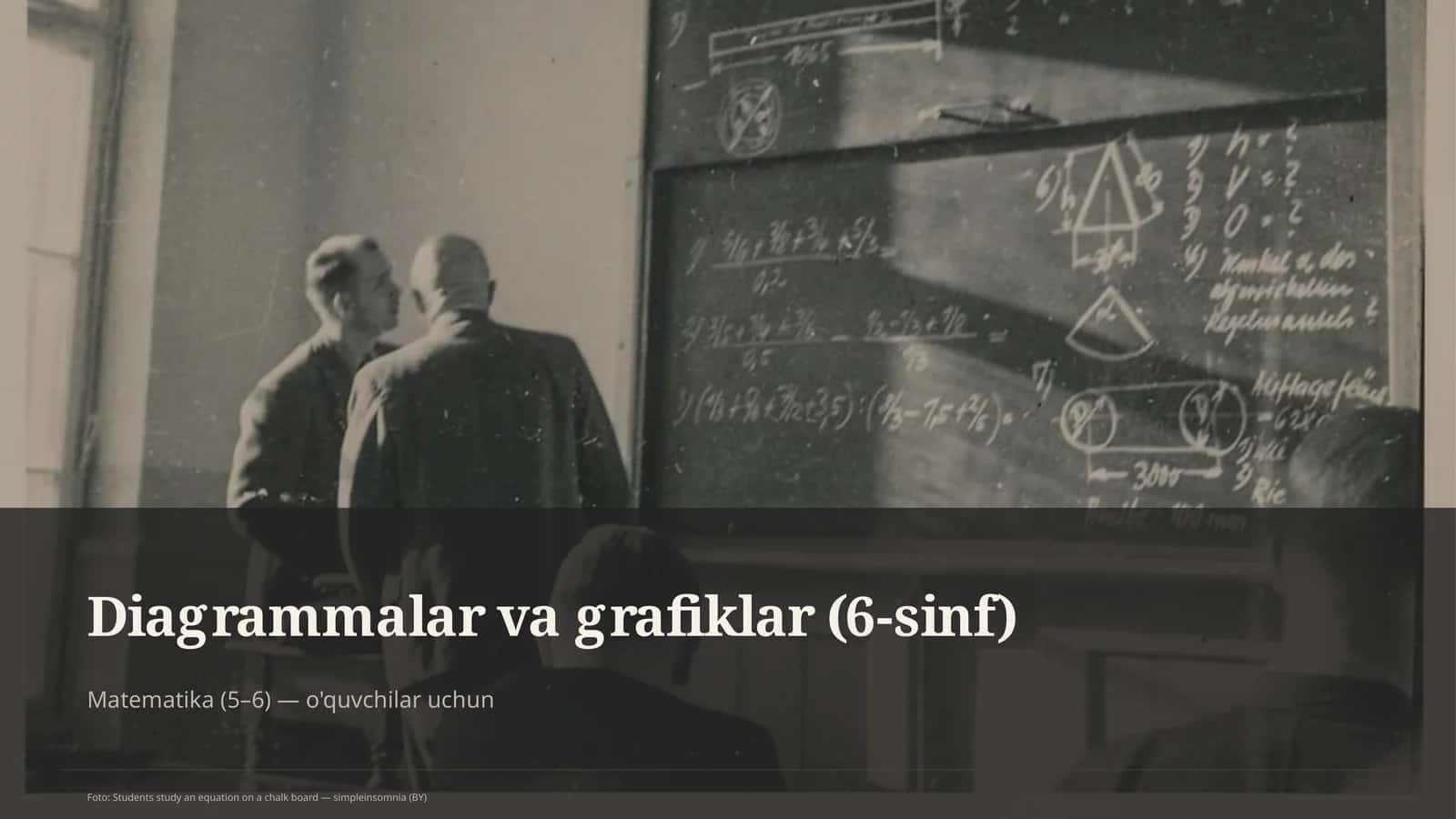 Diagrammalar va grafiklar (6-sinf)