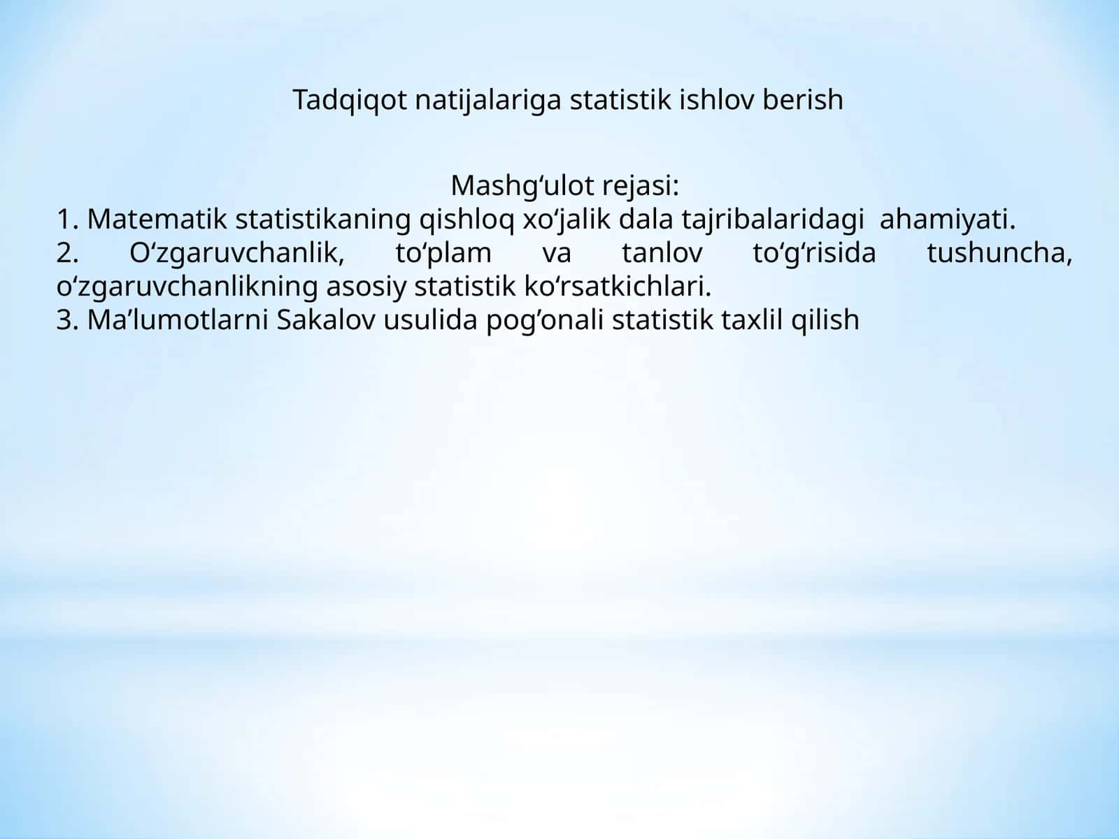 Matematik statistika