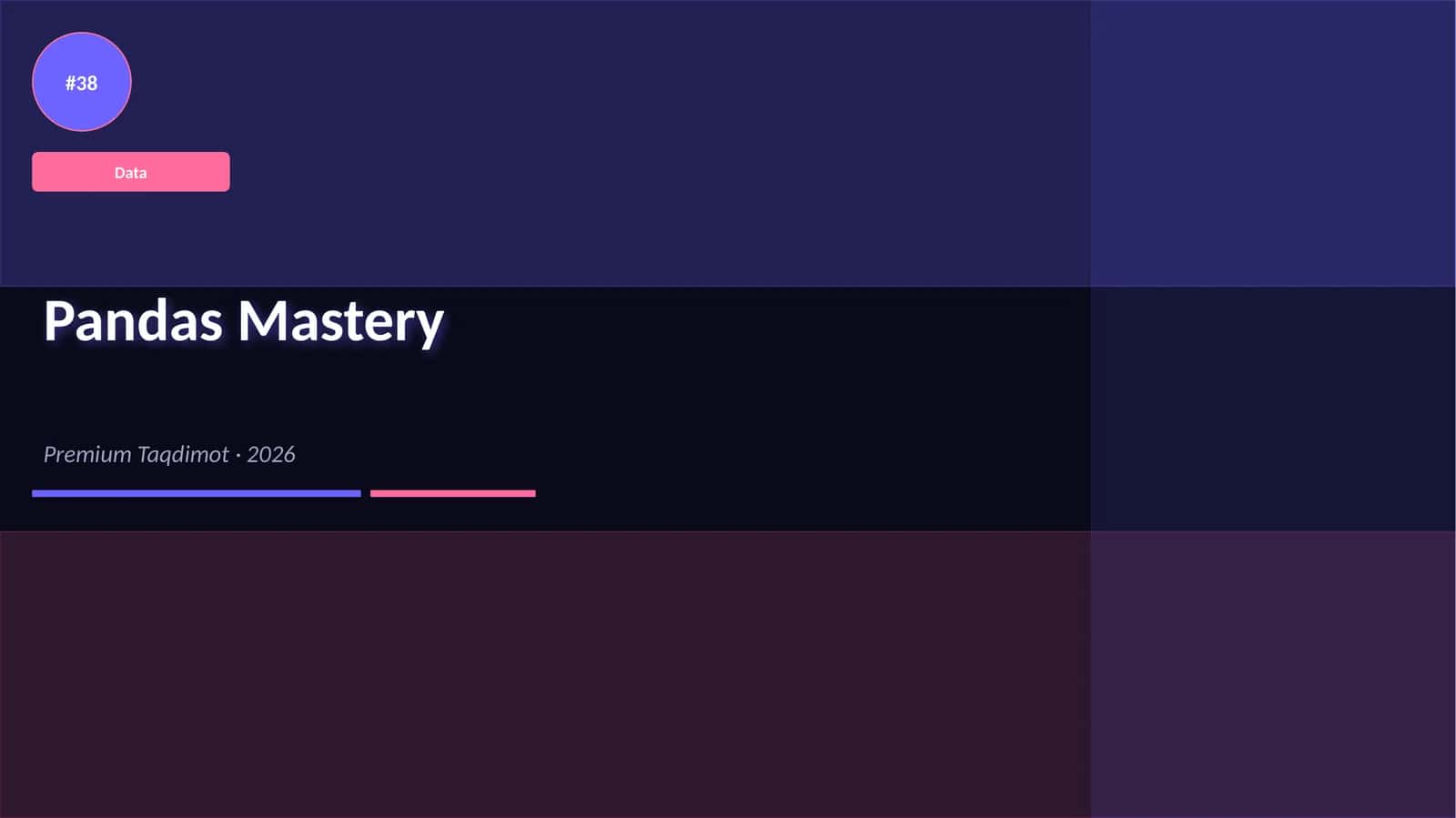 Pandas Mastery
