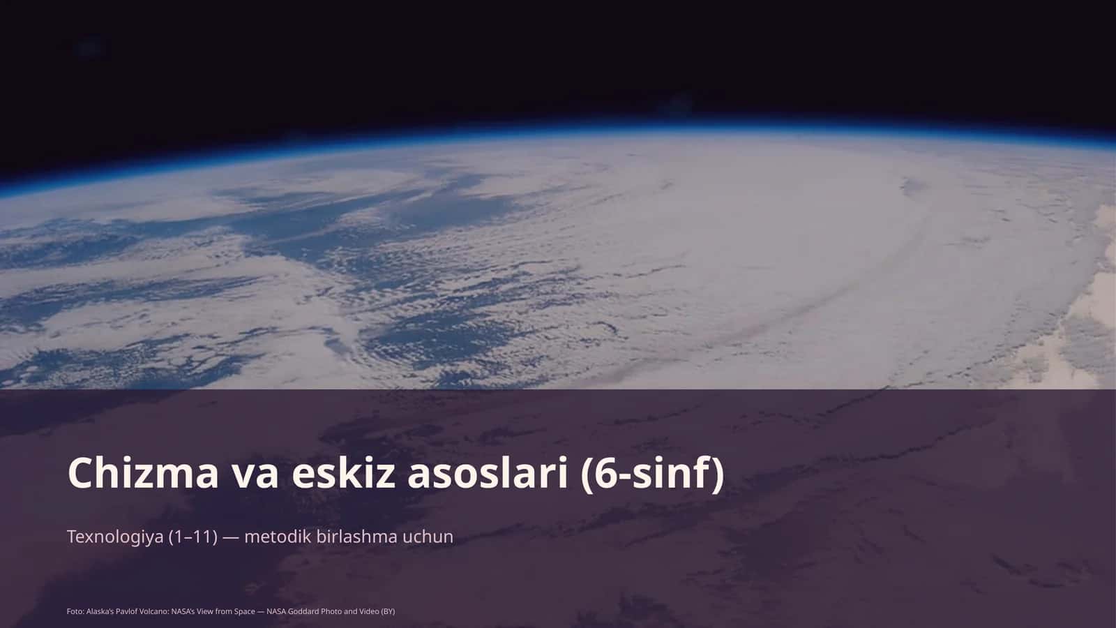 Chizma va eskiz asoslari (6-sinf)