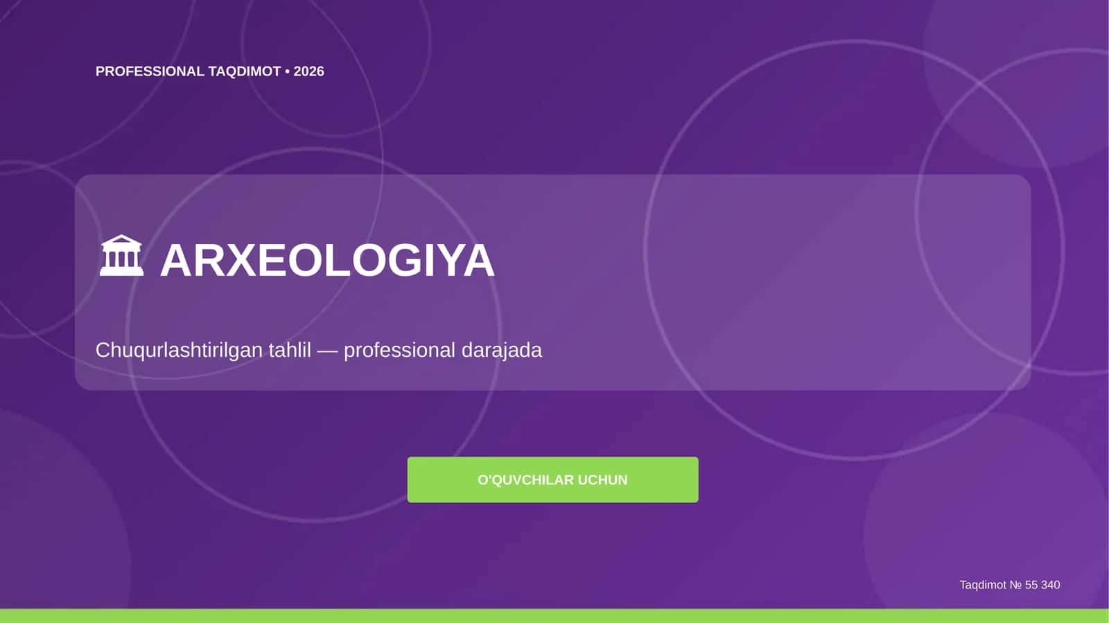 ARXEOLOGIYA