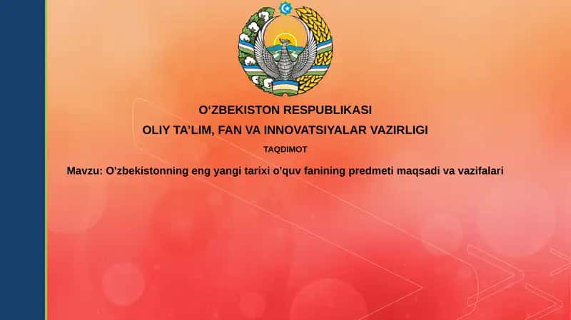 Yangi O'zbekiston tarixi