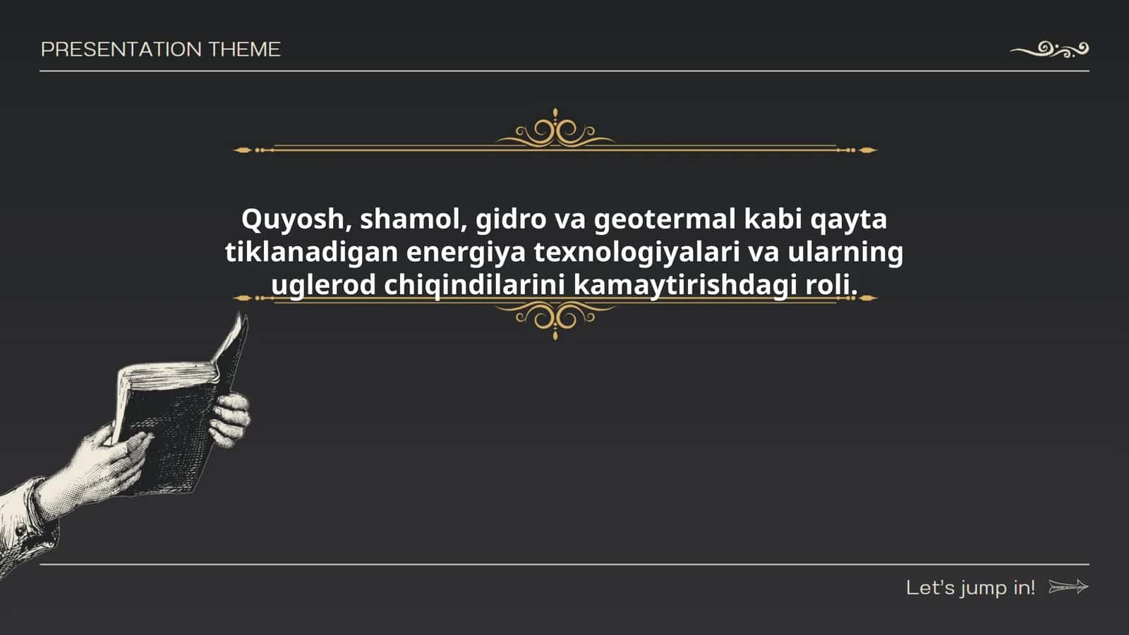 Quyosh energiyasidan foydalanishning uglerod chiqindilarini kamaytirishdagi ahamiyati